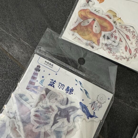 Washi‎ Stickers Lot Of 11 Scrapbooking Craft - Picture 3 of 3